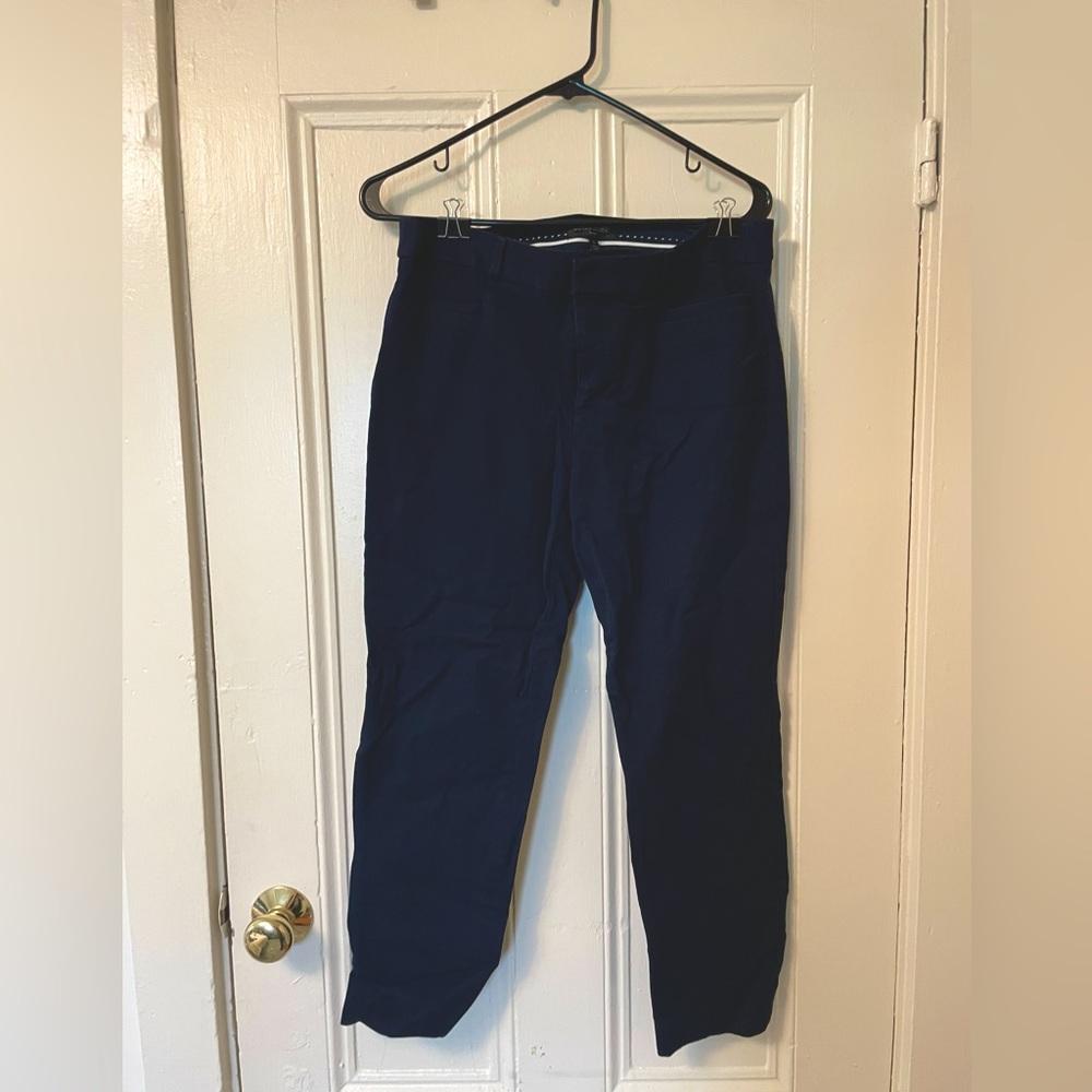 Navy Banana Republic Sloan work slacks